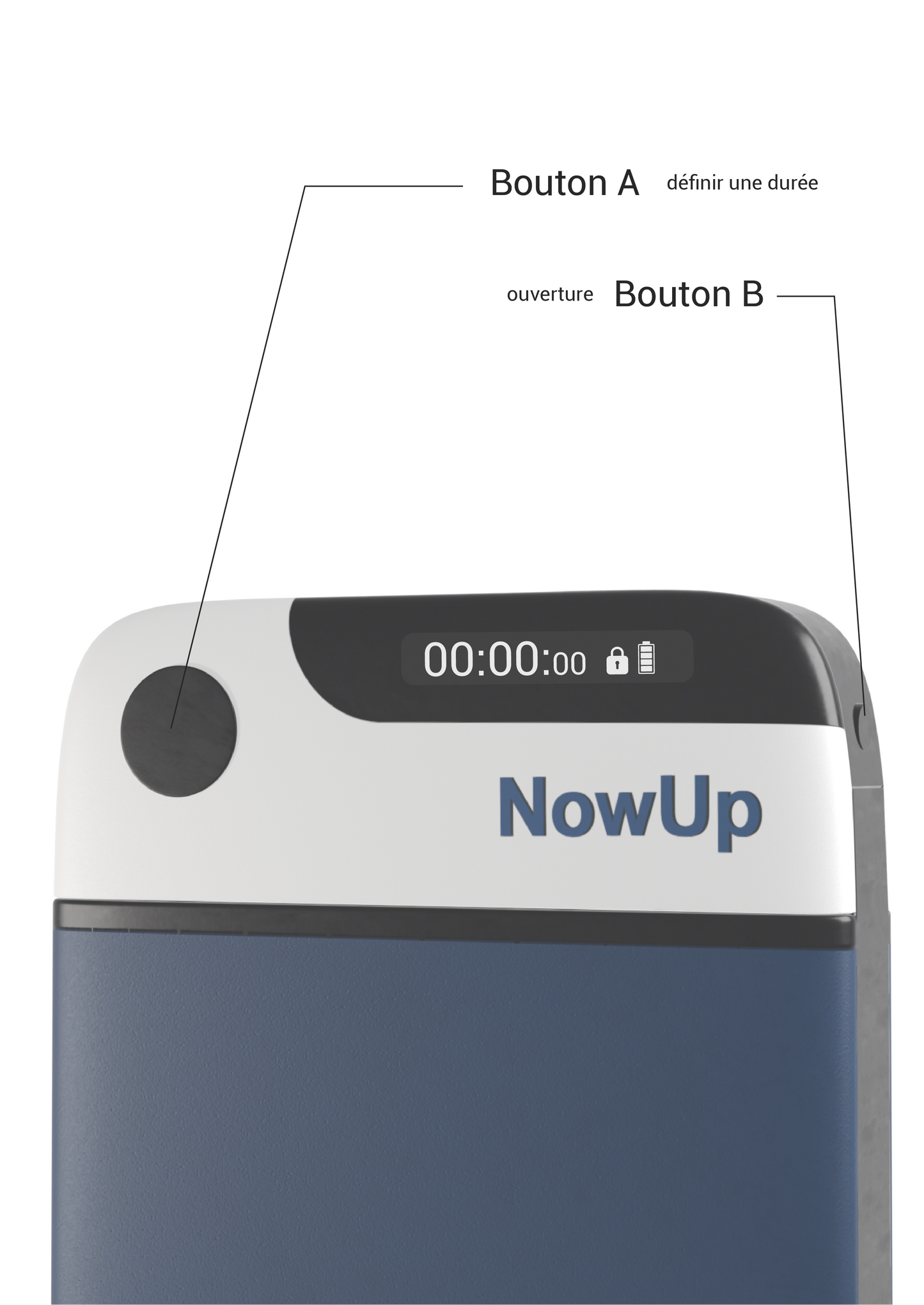 Nowup Boîte de Verrouillage Téléphone avec Minuterie