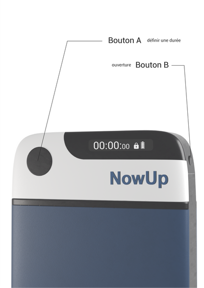 Nowup Boîte de Verrouillage Téléphone avec Minuterie